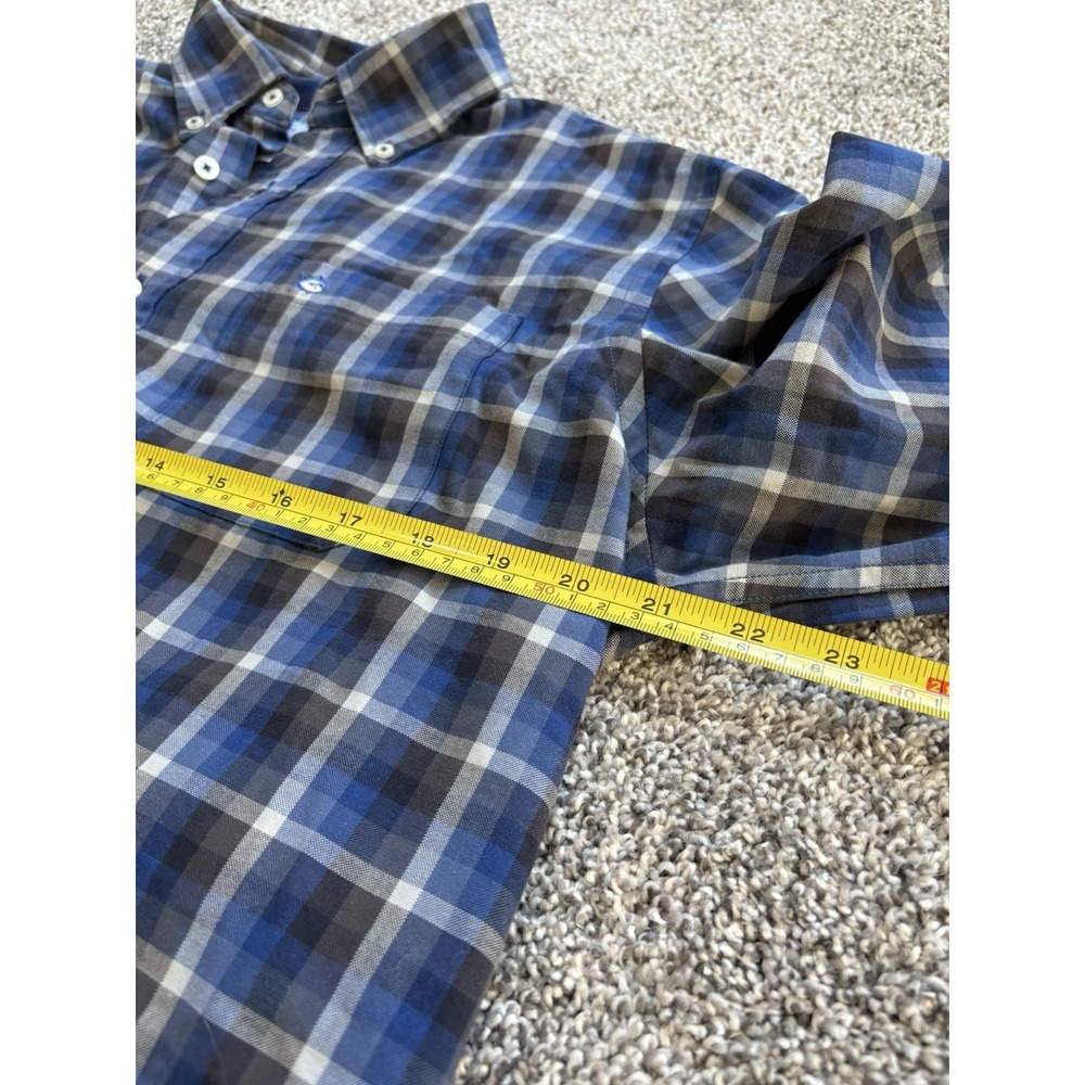 Southern Tide Shirt Mens Size Medium Button Down Plaid Long Sleeve Classic‎ Fit - Picture 6 of 6